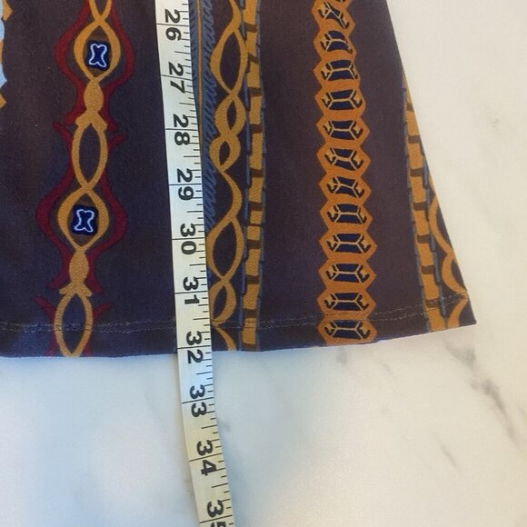 Free People Stella Retro Mod Multicolor Earth-tone Fall Mini Dress Size S Small - Picture 11 of 11